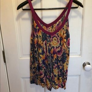 Floral tank top